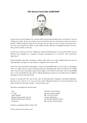 A preview of a PDF biography for Hart, Charles Francis